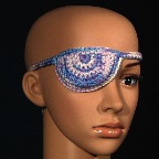 Lavender Blue and White