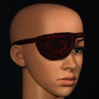 Deep Red and Black